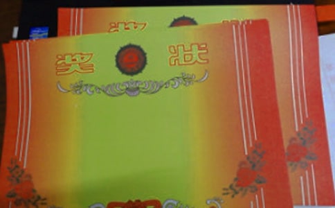 我的第一張獎狀一年級作文
