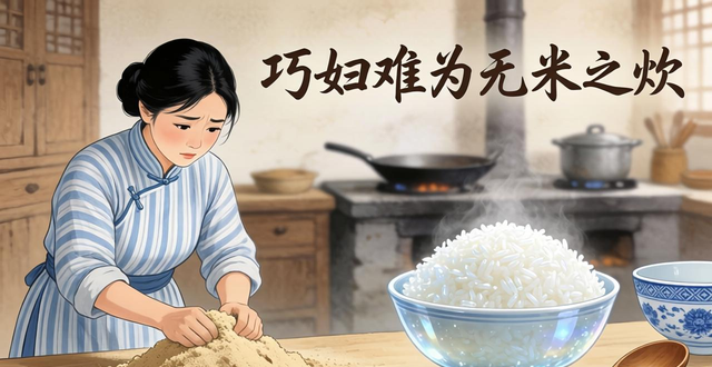 巧婦難為無(wú)米之炊的哲學(xué)意義