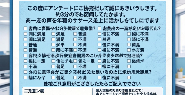 調(diào)查問卷范文日語