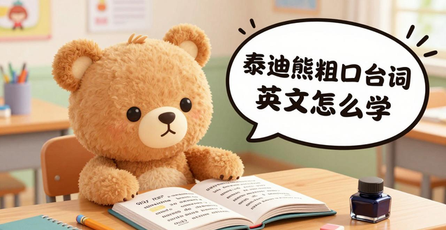 泰迪熊臺(tái)詞英文