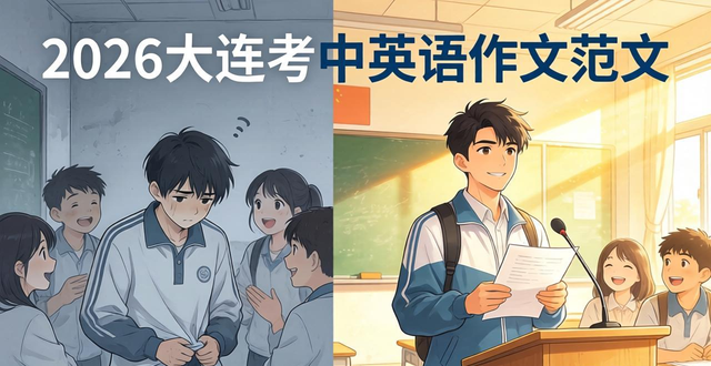 2026大連中考英語作文范文