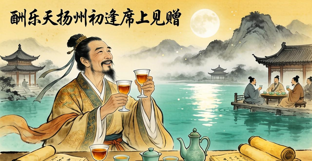 酬樂(lè)天揚(yáng)州初逢席上見(jiàn)贈(zèng)