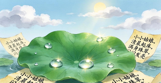 小露珠 謎語
