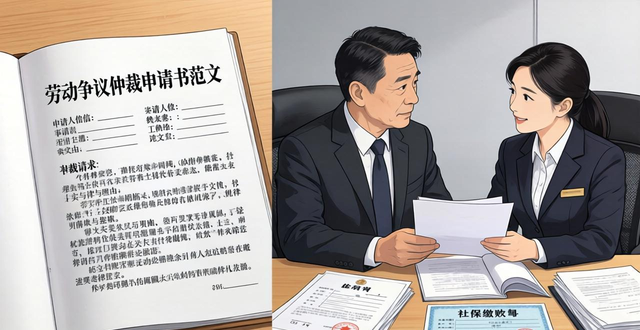 勞動爭議仲裁申請書范文
