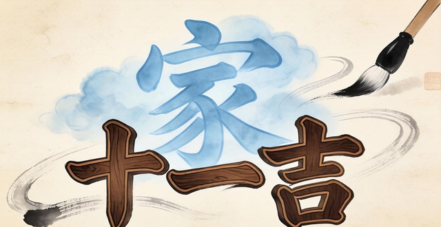 謎語 一家十一口打一字