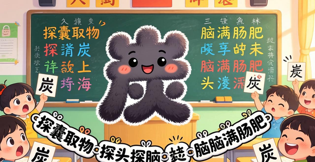 炭開頭的成語接龍