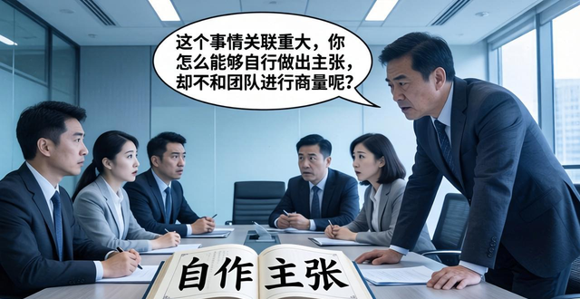 自作主張意思用成語字典