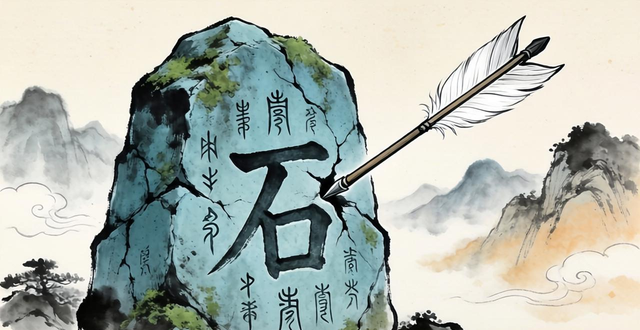 平明尋白羽 沒(méi)在石棱中的謎語(yǔ)