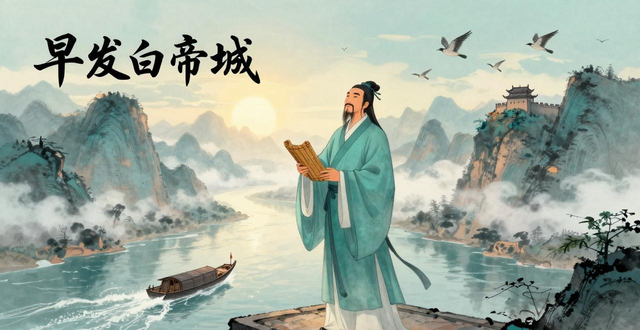 早發(fā)白帝城古詩