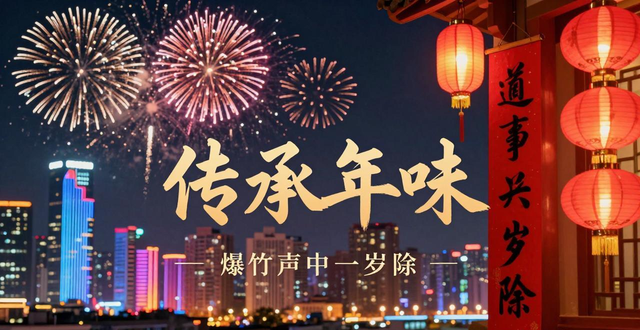 爆竹聲中一歲除