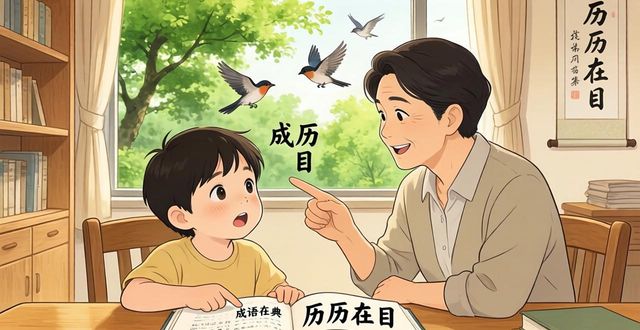 成語接龍歷歷在目