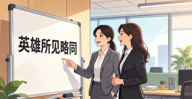 英雄所見略同 成語