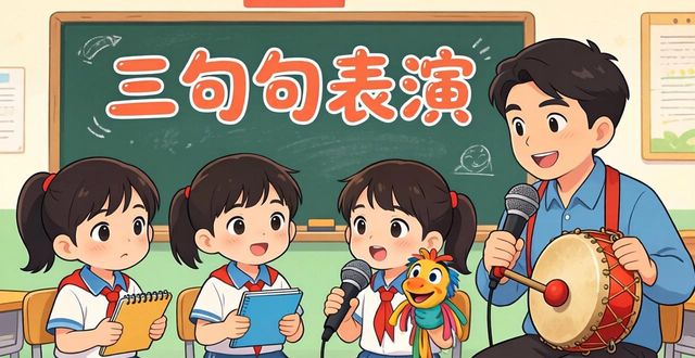 一年級三句半表演臺詞