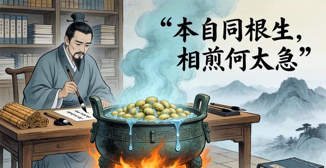 成語故事煮豆燃萁的由來