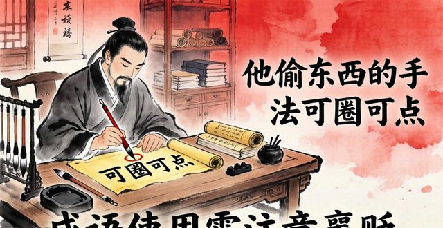 加點(diǎn)成語(yǔ)使用不恰當(dāng)?shù)囊豁?xiàng)濃墨重彩可圈可點(diǎn)