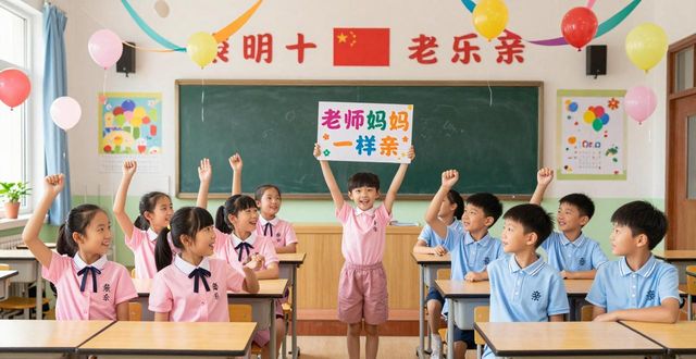 老師親媽媽親六一臺(tái)詞
