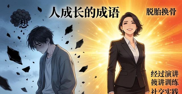 人成長(zhǎng)的成語(yǔ)