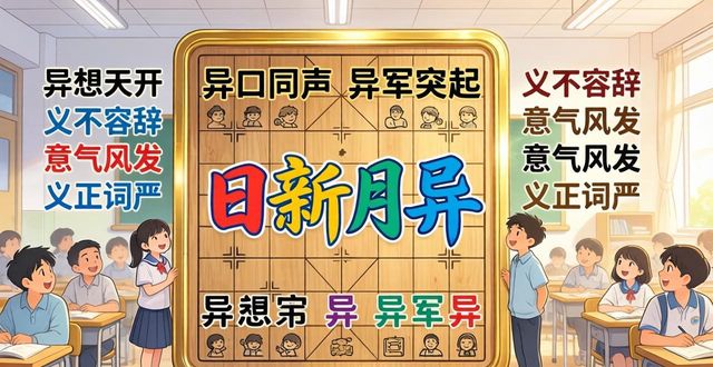 用日新月異成語接龍