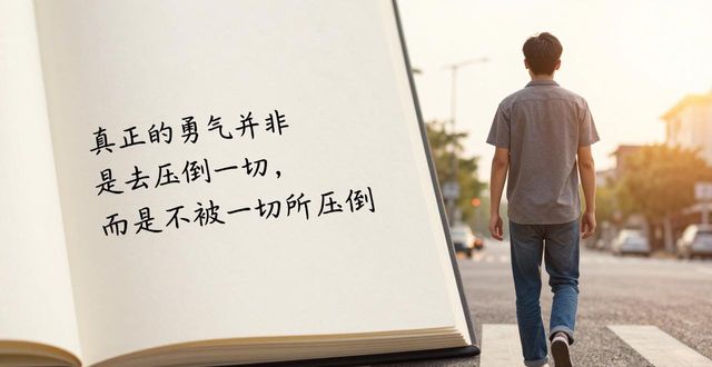 董卿《勇氣》原文