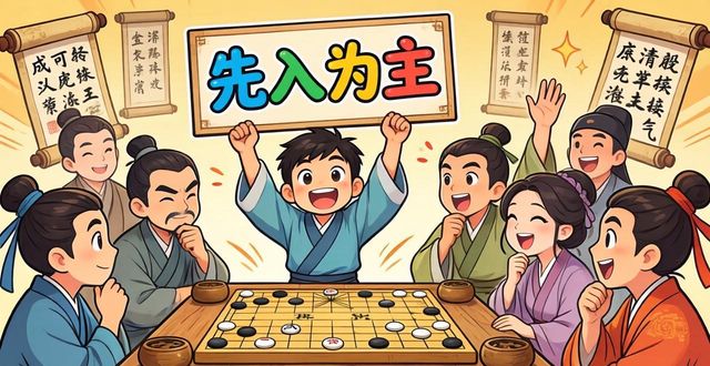 成語接龍先入為主