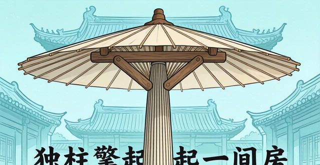 獨柱擎起一間房的謎語