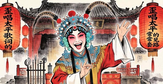 歪唱太平歌詞的臺詞