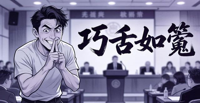 形容能言善辯的成語