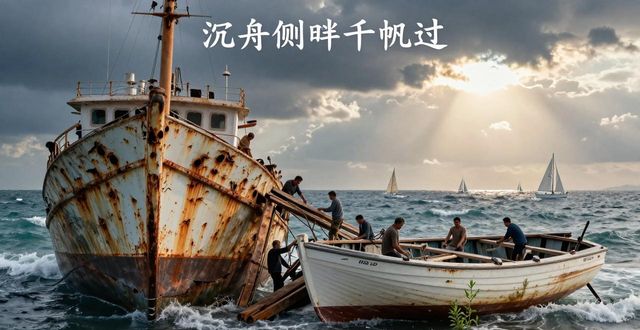 沉舟側(cè)畔千帆過