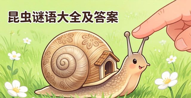 昆蟲(chóng)謎語(yǔ)大全及答案