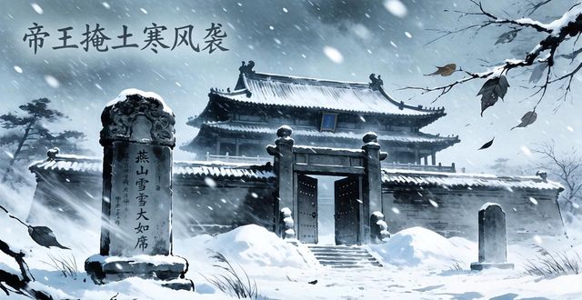 帝王掩土寒風襲謎語