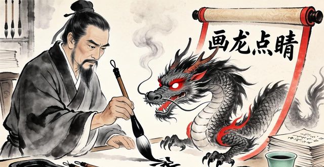 成語故事畫龍點睛
