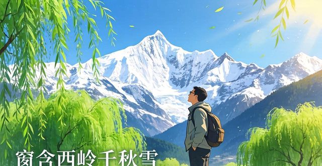 窗含西嶺千秋雪