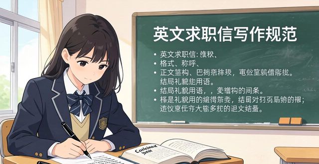 高中英語求職信范文