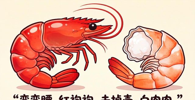 關于蝦的謎語