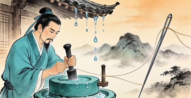 只要功夫深鐵杵磨成針 謎語