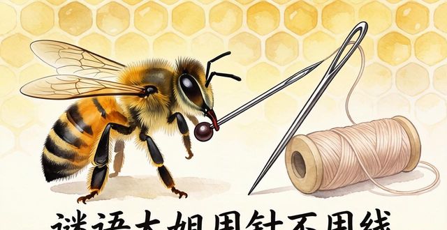 謎語大姐用針不用線