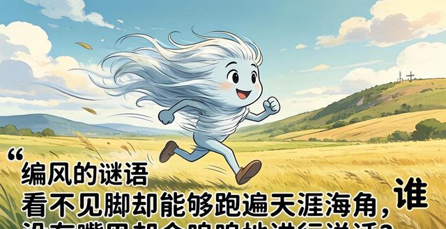 編風(fēng)的謎語(yǔ)