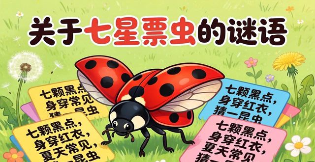 關于七星瓢蟲的謎語