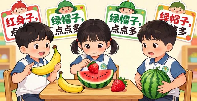 小班謎語水果答案大全