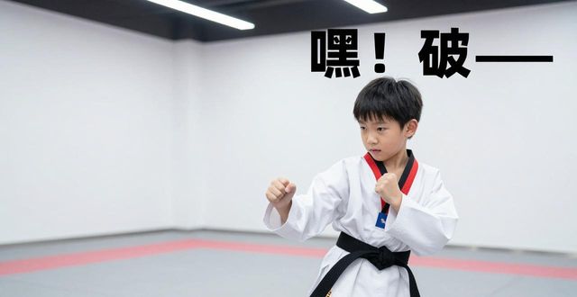 少兒表演跆拳道臺詞