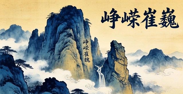 和險(xiǎn)峻意思相近的成語(yǔ)