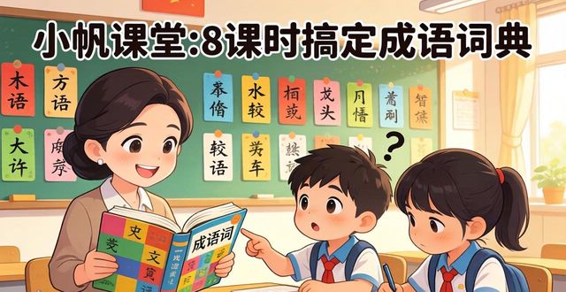小帆課堂:8課時搞定成語詞典