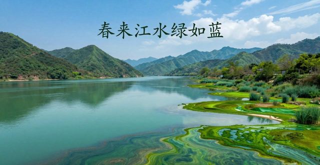 碧水藍(lán)天名句