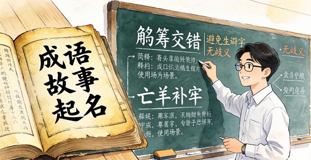 成語(yǔ)故事起名