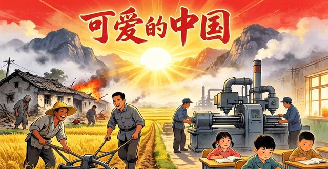紅色詩歌《可愛的中國(guó)》