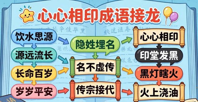心心相印成語(yǔ)接龍接龍