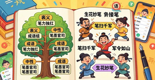 生花妙筆成語接龍