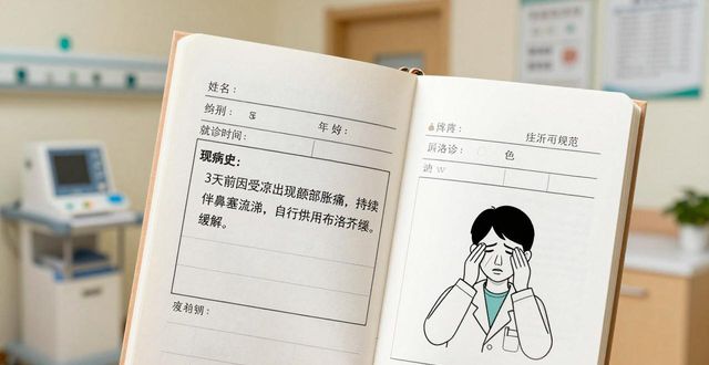 門診病歷書寫范文