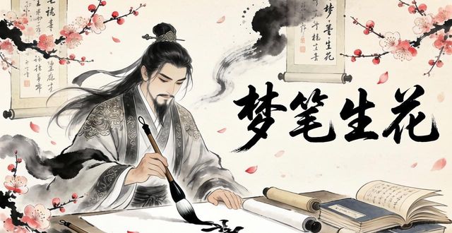 夢筆生花的意思及成語解釋