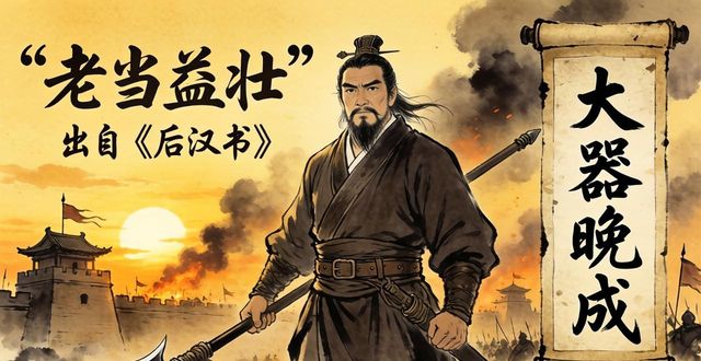 形容大器晚成的成語